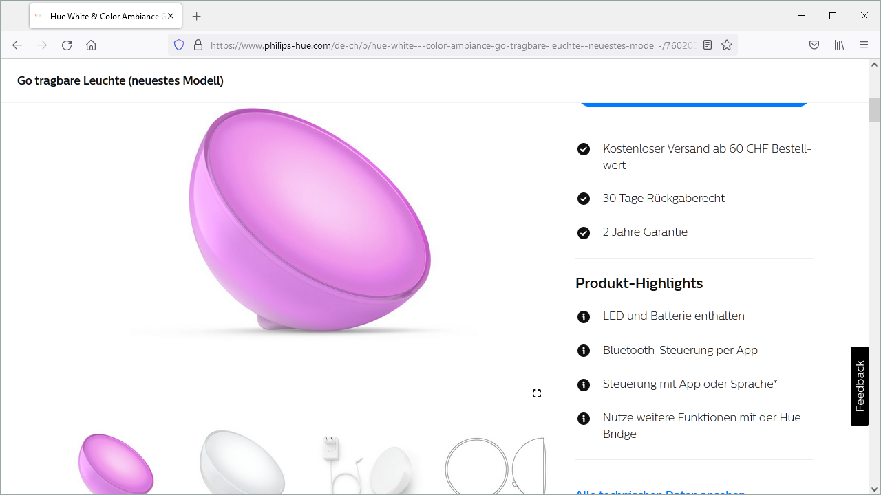 Philips Hue Go